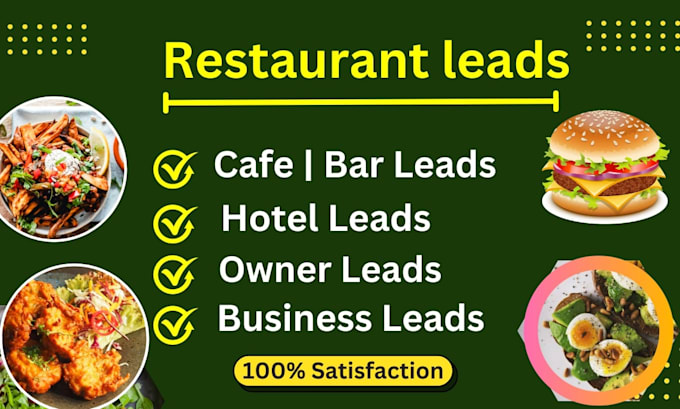 provide restaurant and hotel leads for any country