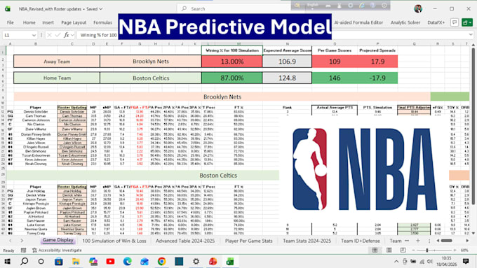 build predictive sports and business finance strategic models
