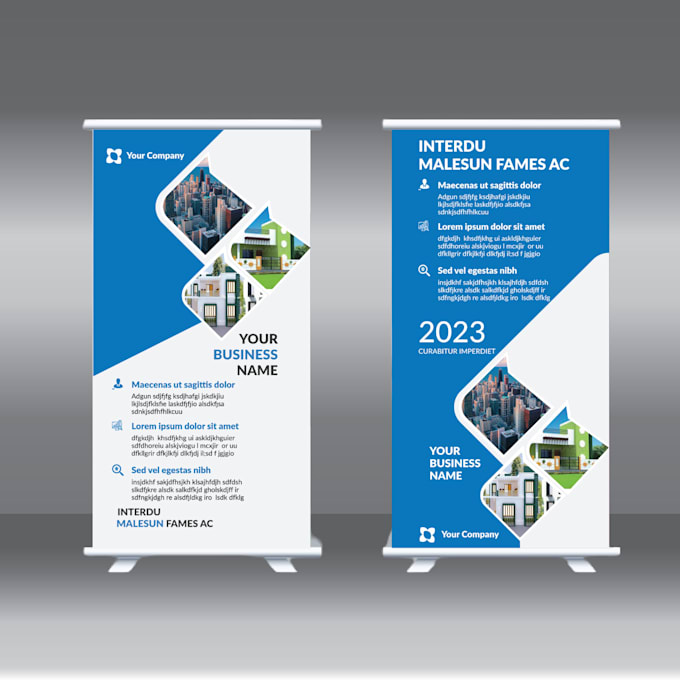 do roll up banner, x banners, ads banner design 4 hours