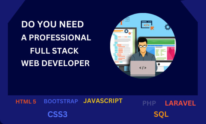 Your full stack web developer using html, css and laravel by Abid ...