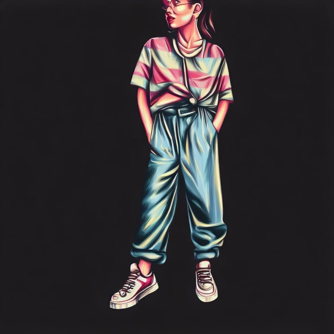 Crea per te modelli di abbigliamento a tema y2k e grunge