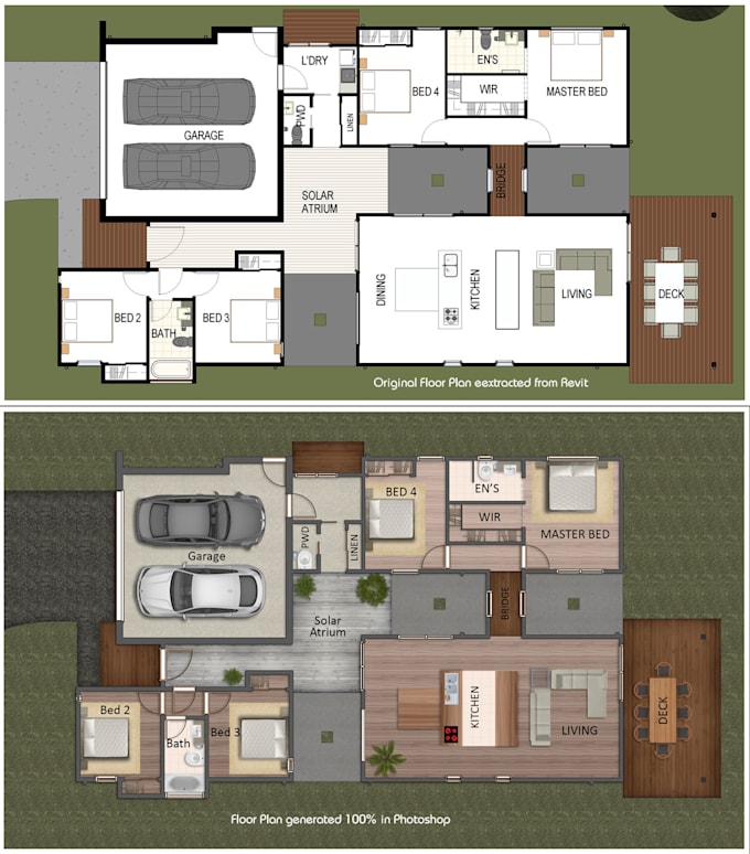 create a professional floor plan