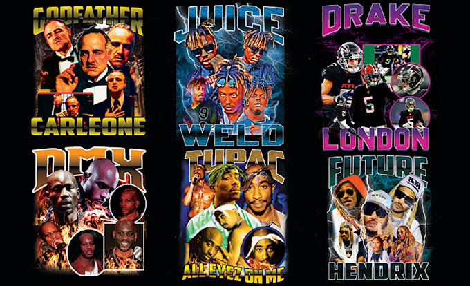 crazy vintage old t shirt 90s creative rap tee dope bootleg