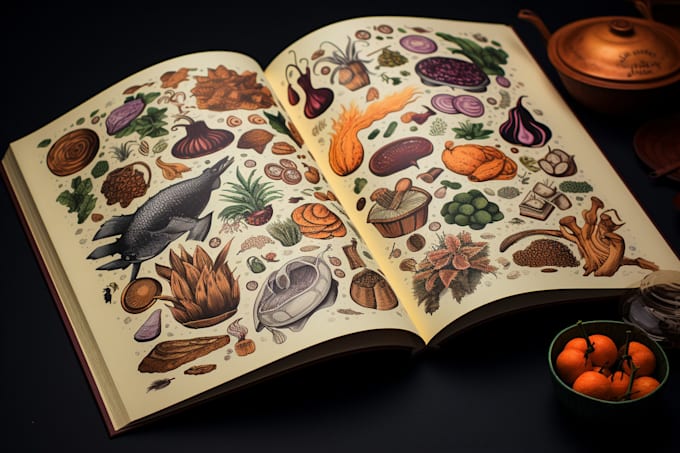 design and format cookbooks and recipes book