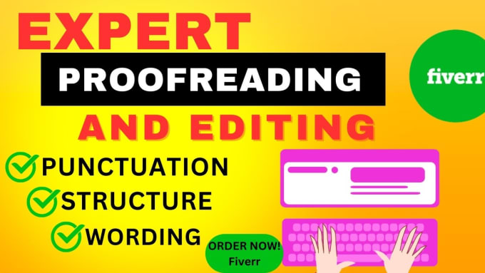 professionally proofread or edit your writings