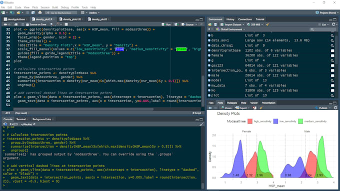 Tutor and research on data analysis using r and python for ...
