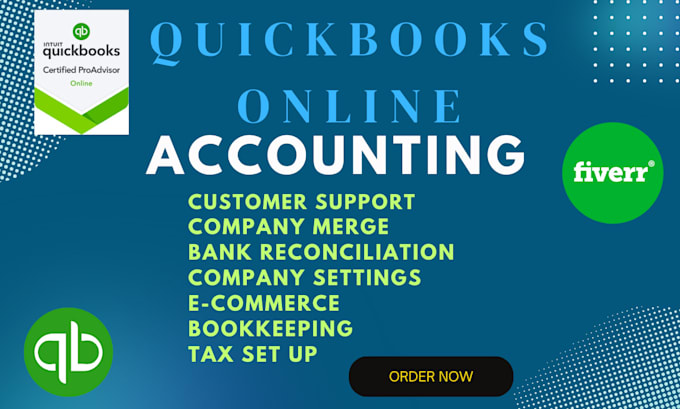 setup cleanup bookkeeping and accounting in quickbooks