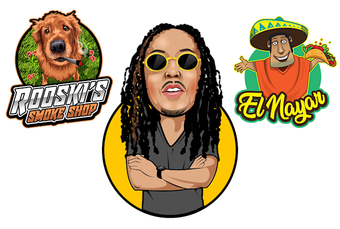 Best Deals! I will do mascot, caricature and character logo design in 24 hrs