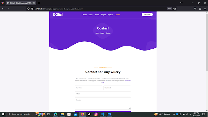 Design a responsive website with html5,css3, javascript by Shifakhokhar ...