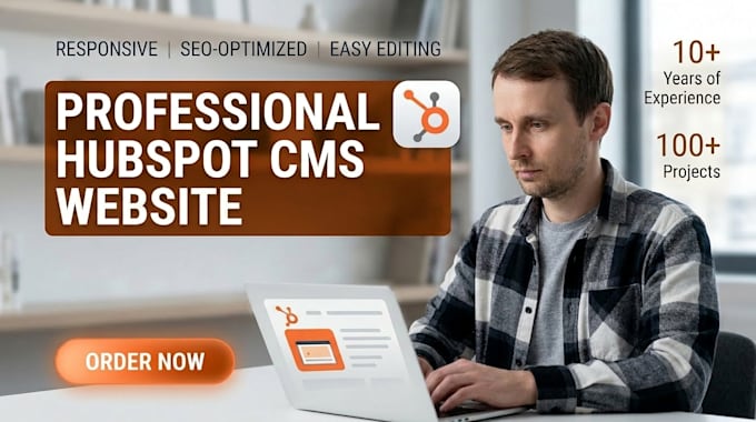 develop editable hubspot cms website or landing page