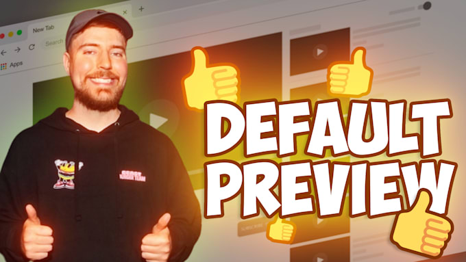 default thumbnail for your youtube videos