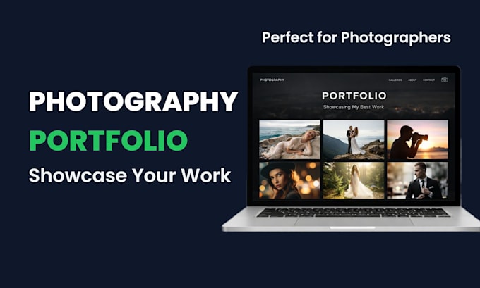 design a modern photography website in wordpress