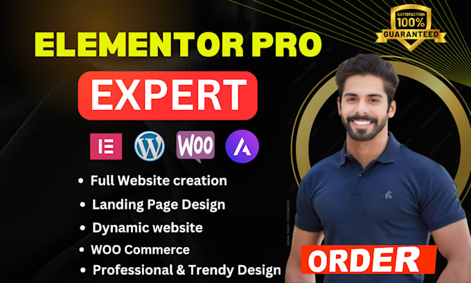 be your elementor expert for elementor website by elementor pro