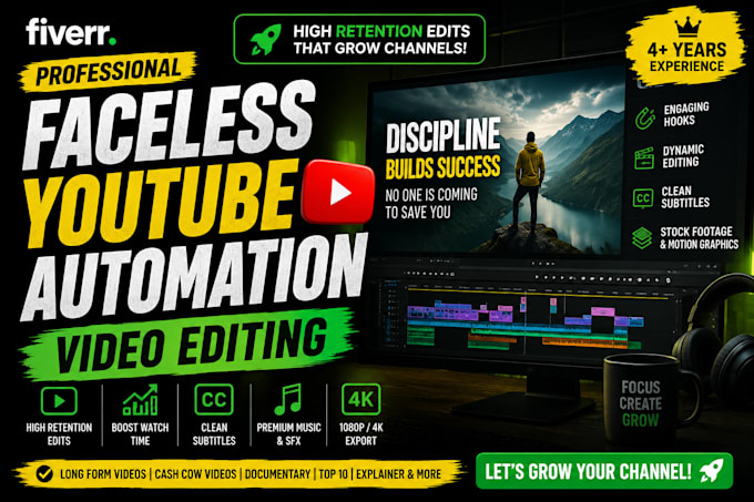 edit faceless youtube automation cash cow videos