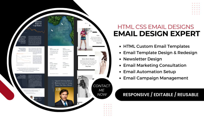 Create custom email templates and newsletters using html, css and ...