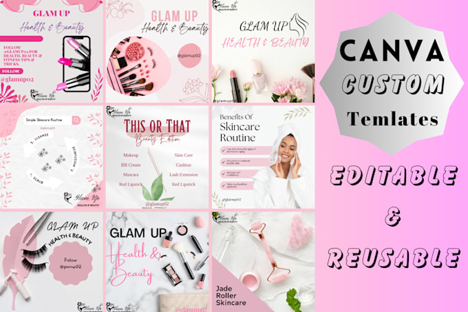 Customize Templates Create stunning social media templates by Vibrant_pixel | Fiverr