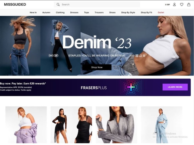 Site 2025 de streetwear