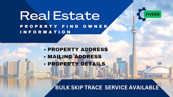 do real estate property owner data find all US estate