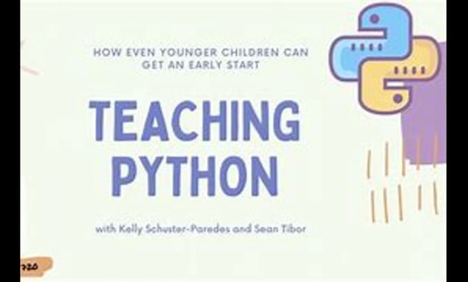 Experienced python instructor offering comprehensive python programming ...