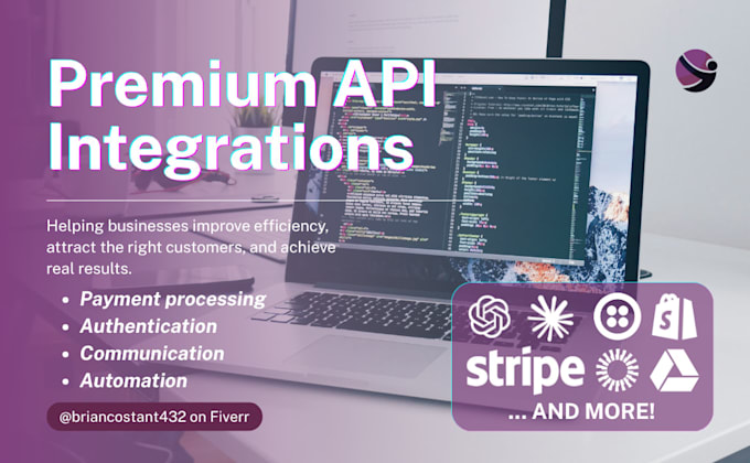 integrate stripe, twilio, openai and other apis