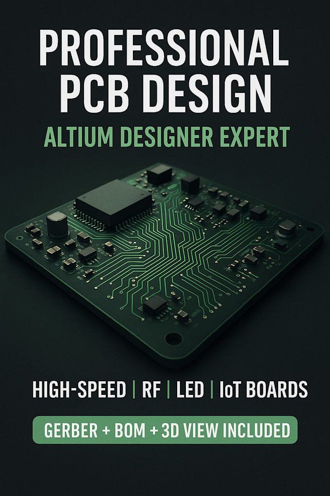 Design pcb layout with multilayer gerber files by Cracked_designe | Fiverr