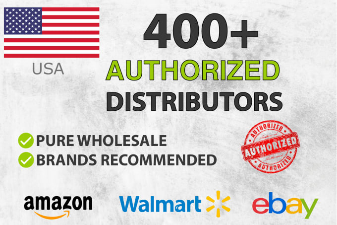 provide 400 USA amazon fba wholesale suppliers and distributors list