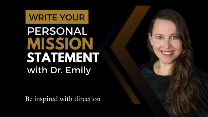 help you write a personal mission statement