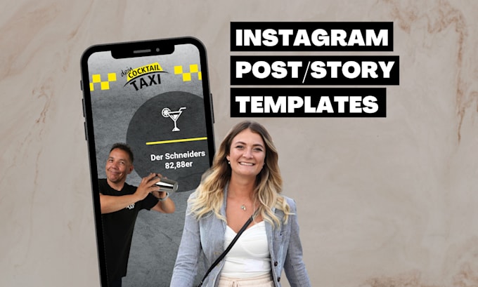 create editable instagram templates for a creative feed