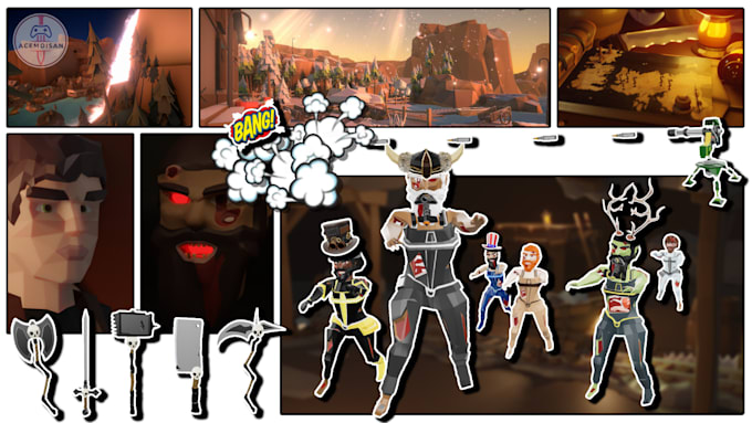 Create any 3d game for you by Acemoisan | Fiverr