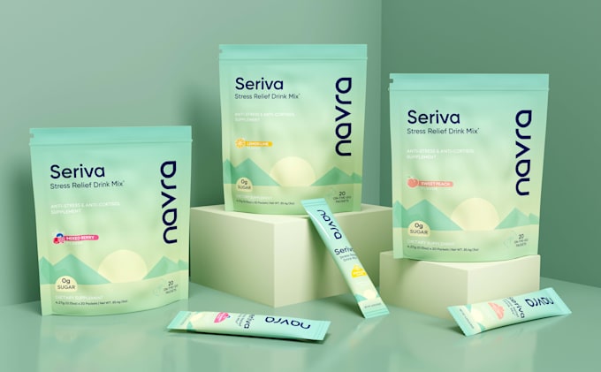 do pouch design, packaging design, label design and sachet design