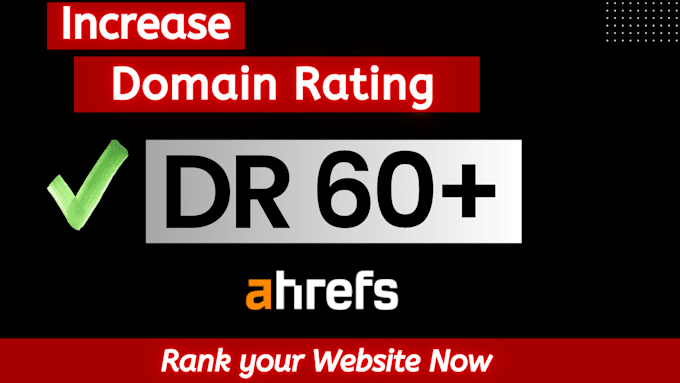 Increase ahrefs domain rating by Osgitoter Fiverr