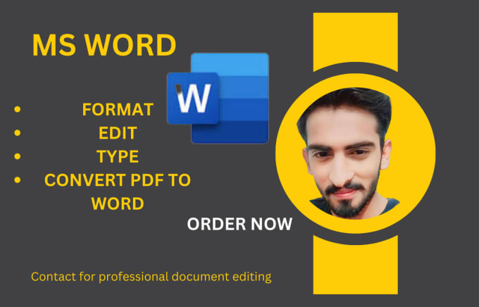 Format Design And Edit Ms Word Document Microsoft Word By Shahzad20201 Fiverr 8056