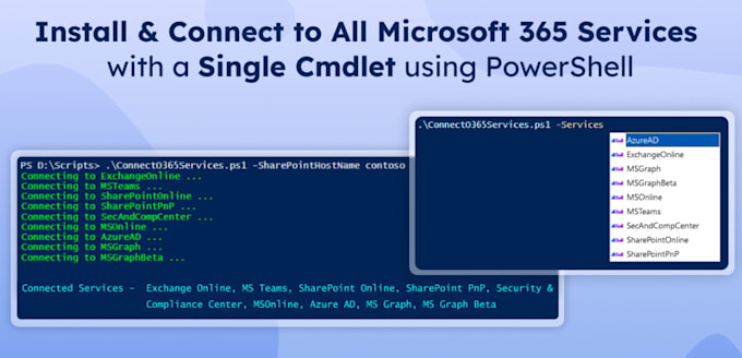 automate microsoft 365 tasks and reporting using powershell scripts
