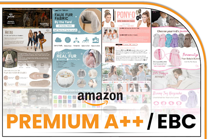 design premium amazon a plus content, amazon ebc, professional amazon images
