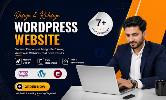 design, redesign and revamp your wordpress or ecommerce website using elementor