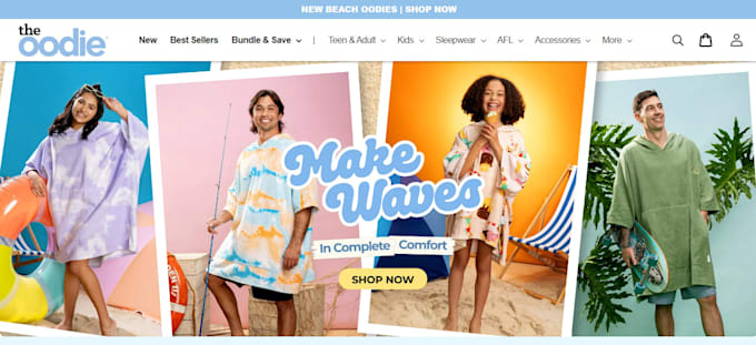 design shopify clothing store and shopify website