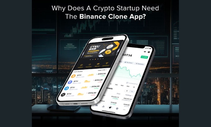 develop crypto exchange mobile apps, binance clone app