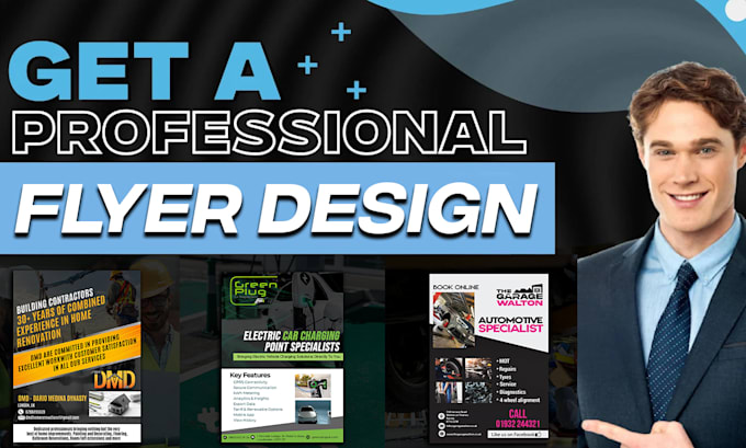 create a modern custom flyer design for your business