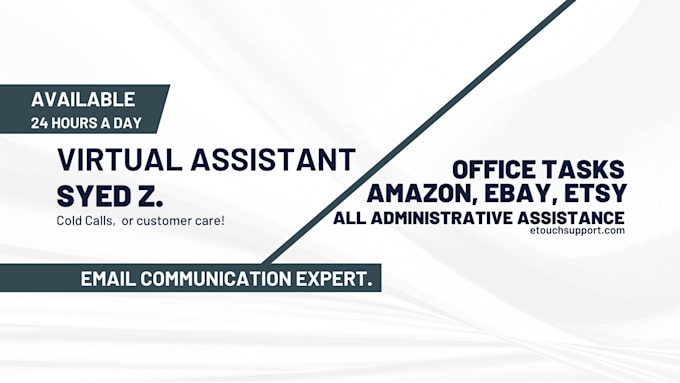 do virtual assistant,  emailing or messaging , customer care
