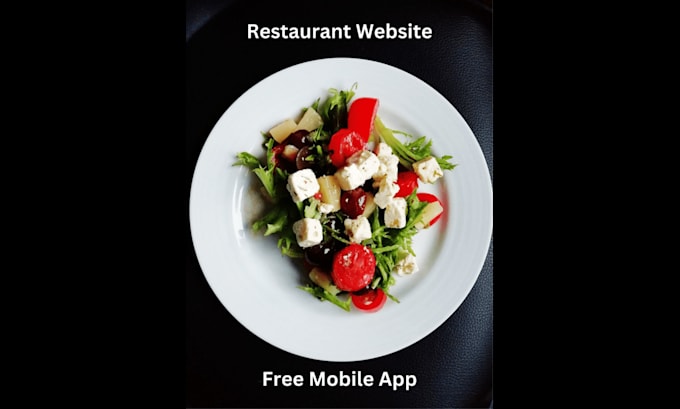 design a restaurant, food ordering or catering website with free mobile app