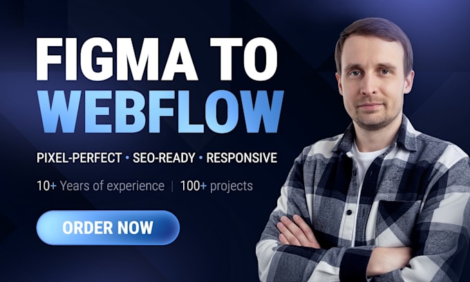 develop pixel perfect webflow website or landing page