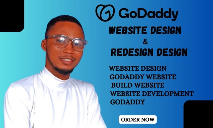 I will design and redesign godaddy website