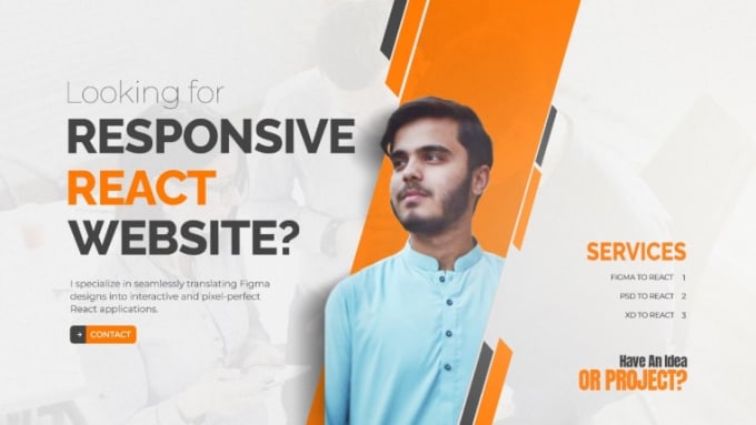 Convert Figma Designs Into Dynamic Responsive React Websites By Ahshankhan Fiverr