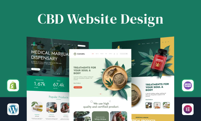 CBD website design