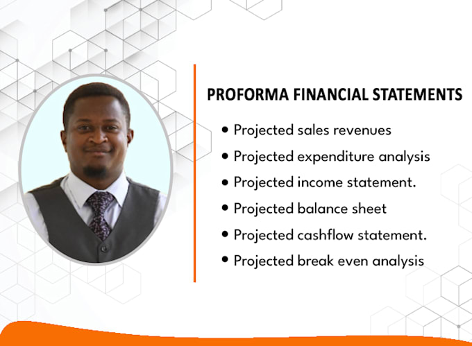 design proforma financial statements for you