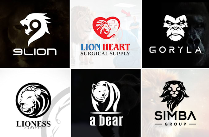design an eagle, lion, falcon, animal logo and bird illustration high qua