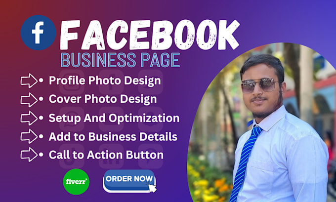 create and setup a facebook business page