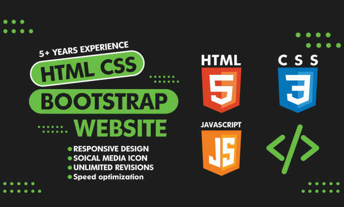 Be your frontend web development, html, css, js, bootsrap by Zaxhunger ...