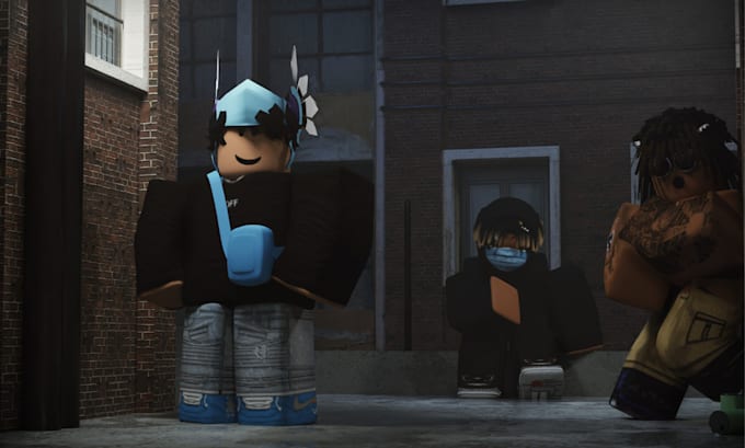 Create roblox animation character gacha, avater 3d environment ue