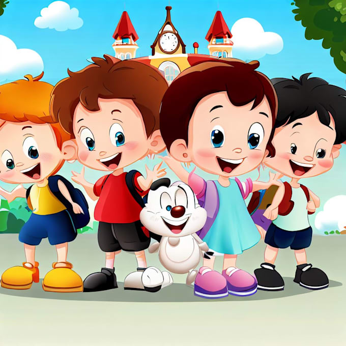 draw cute disney cartoon character